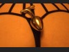 Butt Plug aus Metall und Loveball in einem