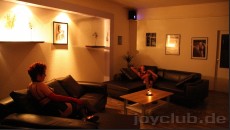 Auch an die Raucher wird gedacht. Hier die Raucherlounge.