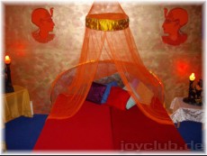 Das ägyptische Zimmer im Swingerclub "Angel of Fantasy".